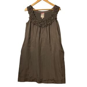 Yohana Baraschi grey floral dress size S